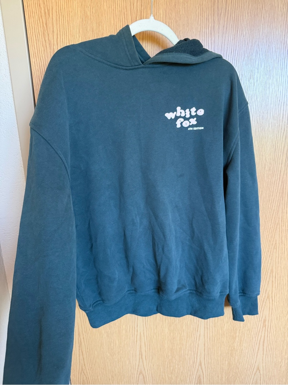 White Fox Boutique Dark Teal Hoodie and sweatpants with White Logo